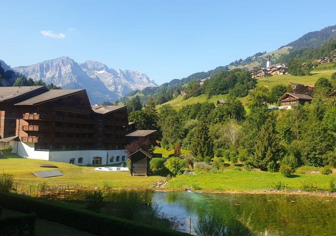 Studio - La Vieze Thermes Park Apartment Val d'Illiez Exterior photo