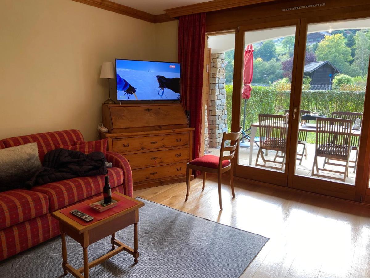 Studio - La Vieze Thermes Park Apartment Val d'Illiez Exterior photo